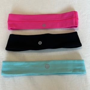 3 Lululemon headbands.